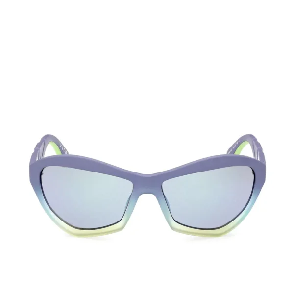 ADIDAS OR0095 Sunglasses 130MM Rectangular Lilac