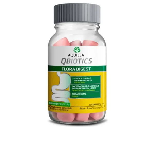 AQUILEA Flora Digest Strawberry Gummies 30 Count