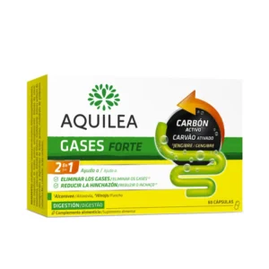 AQUILEA GASES FORTE Charcoal Capsules 60 Units