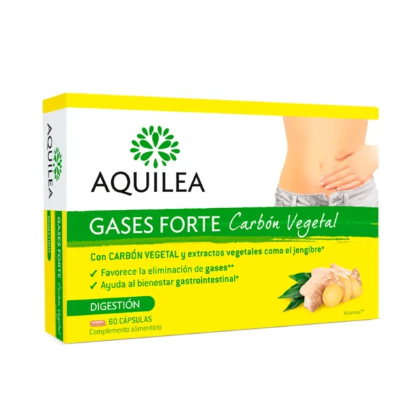 AQUILEA Gases Forte Charcoal Capsules 60 Units