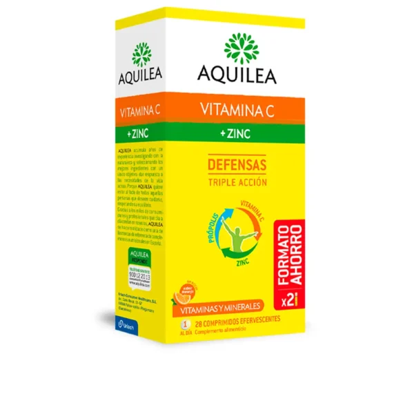 AQUILEA Vitamin C + Zinc Pack - 28 Tablets
