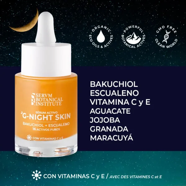 Active Vegan Serum 30ML with Bakuchiol and Squalene - Image 3