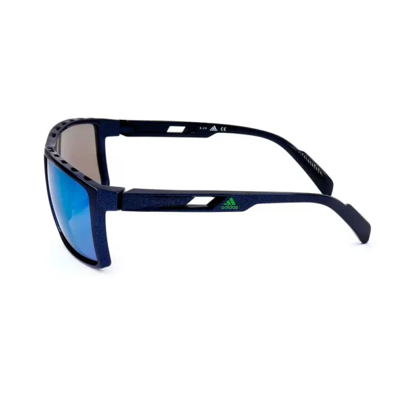 Adidas Sport SP0010 Rectangular Sunglasses 130 mm Blue - Image 3