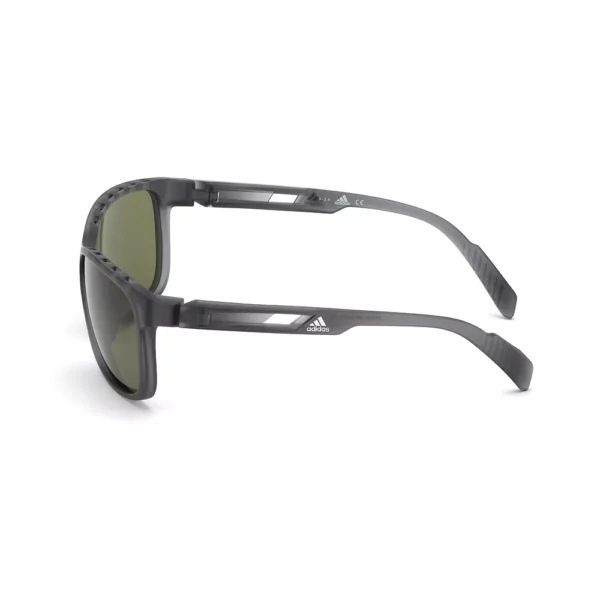 Adidas Sport SP0014 Sunglasses 130mm Grey Square - Image 3