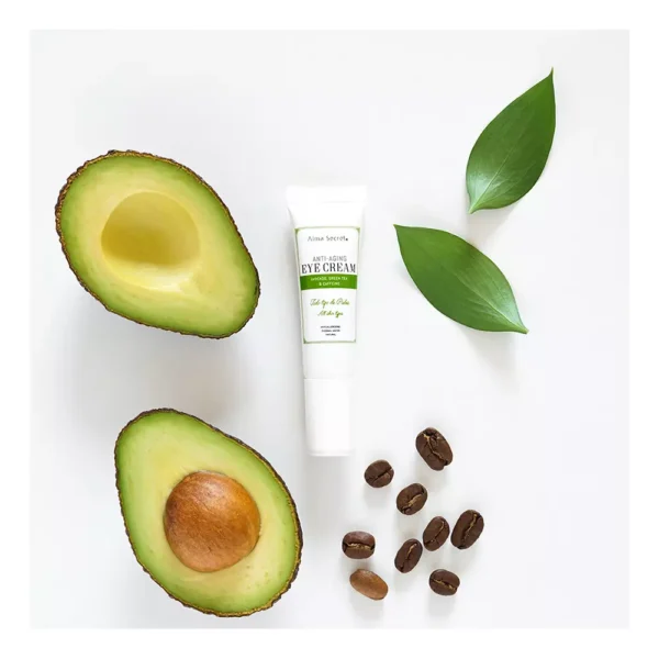 Alma Secret Anti-Aging Eye Cream with Avocado & Green Tea 10ML - Image 3