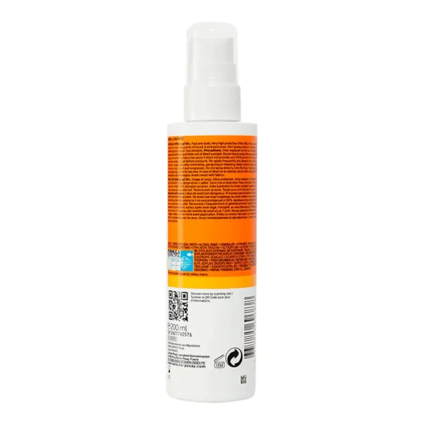 Anthelios Shaka Spray SPF 30 200ML - Invisible Sun Protection - Image 2