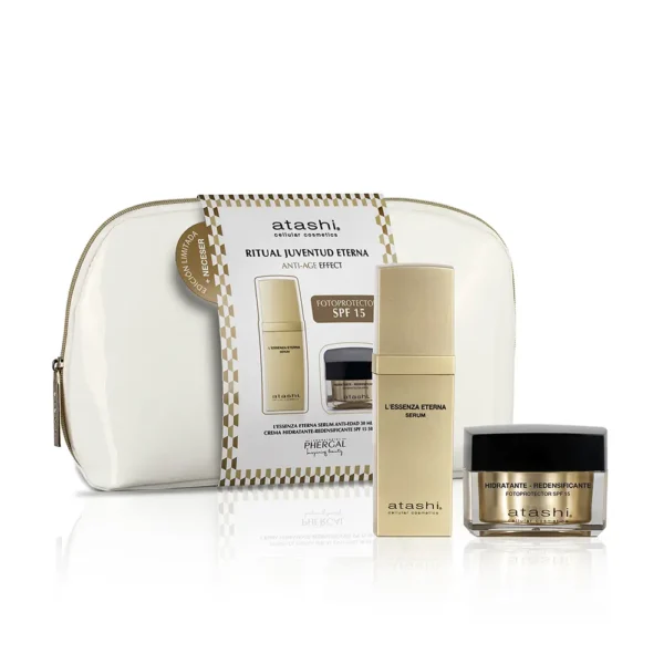 Atashi Anti-Aging Serum Set with Cream and Bag