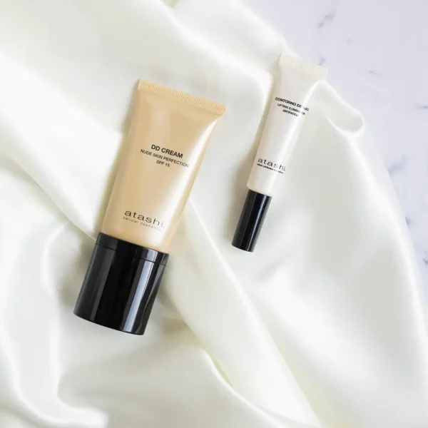 Atashi DD Cream Instant Glow Effect Set - 4 Pieces - Image 4