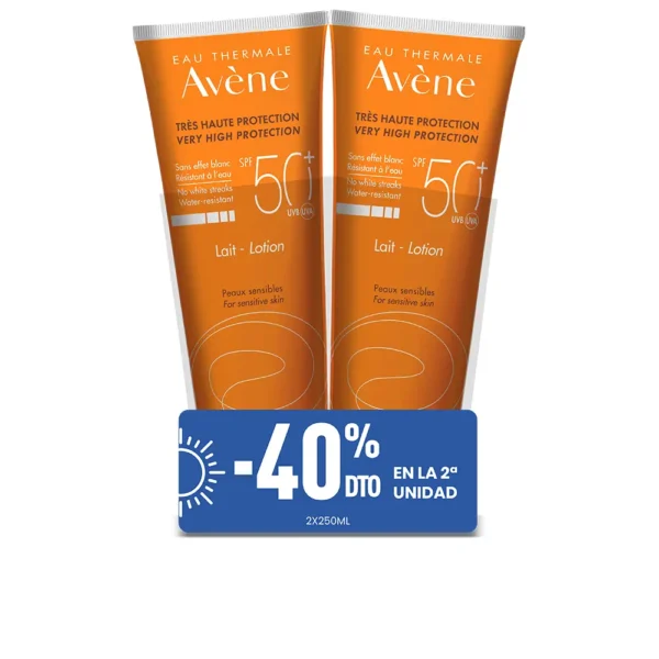 Avène Solaire Leche SPF50+ Pack of 2 x 250ml