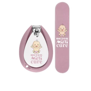 BETER Mini Nail Care Set for Babies - 2 Pieces in Pink