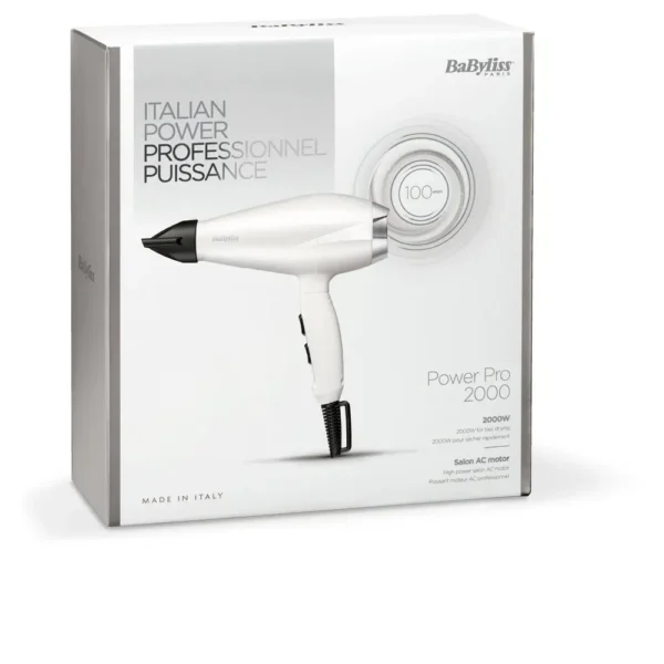 Babyliss Hairdryer 6704WE AC Speed Pro 2000W - Image 2