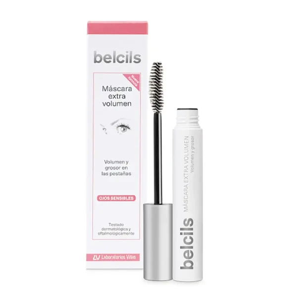 Belcils Extra Volume Mascara 8ml - Hypoallergenic Black - Image 2