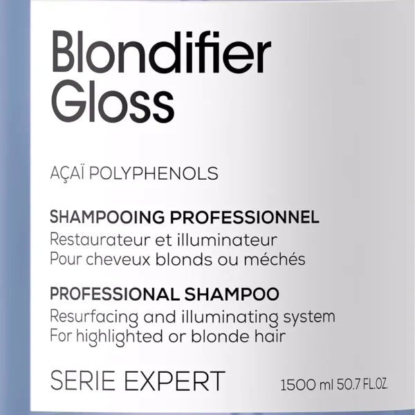 Blondifier Gloss Professional Shampoo 1500ML - Image 3