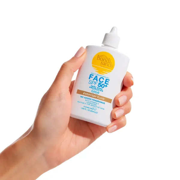 Bondi Sands Everyday Unscented Facial Fluid SPF 50+ 50ml - Image 2