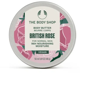 British Rose Body Butter 50ml - Vegan & Cruelty Free