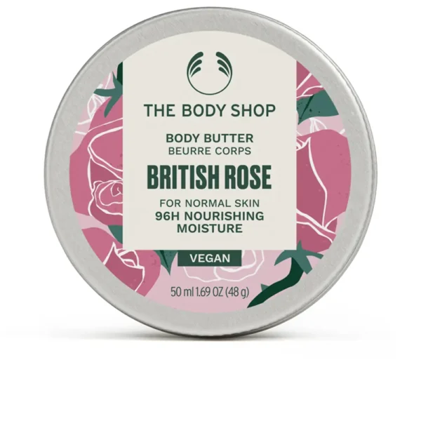 British Rose Body Butter 50ml - Vegan & Cruelty Free