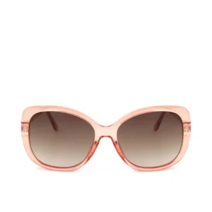 Calvin Klein 145mm Rectangular Sunglasses - Orange & Transparent
