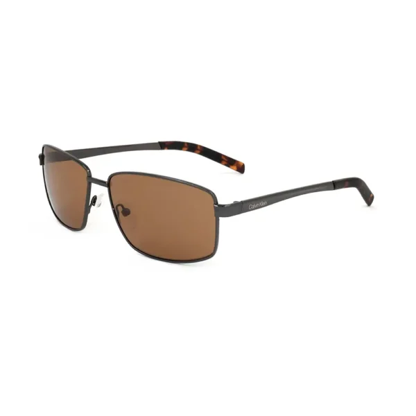 Calvin Klein Rectangular Brown Sunglasses 135mm - Image 2