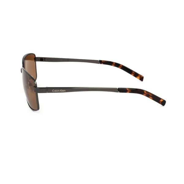 Calvin Klein Rectangular Brown Sunglasses 135mm - Image 3