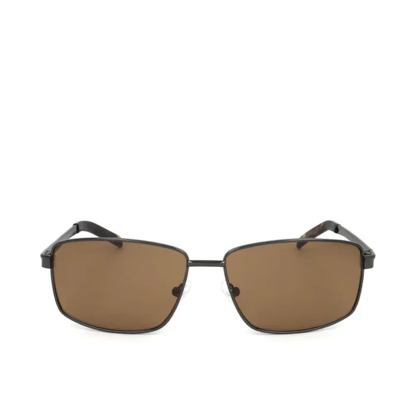 Calvin Klein Rectangular Brown Sunglasses 135mm