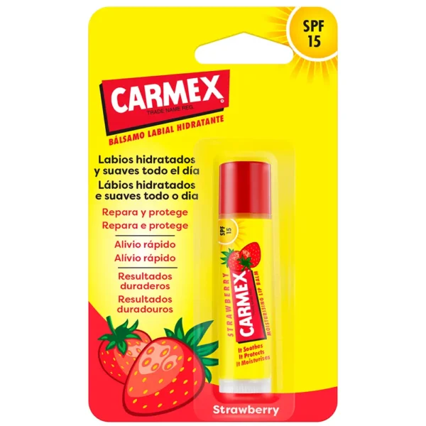 Carmex Lip Balm SPF 15 Strawberry 4.25g - Image 2