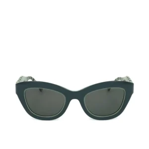 Carolina Herrera Green Cat Eye Sunglasses 145mm