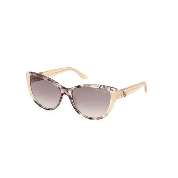 Cat Eye Sunglasses 58 mm in Beige & Havana - Image 2