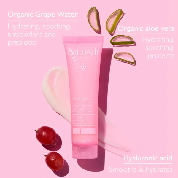 Caudalie Vinohydra Moisturizing Gel-Cream 60ML - Image 3