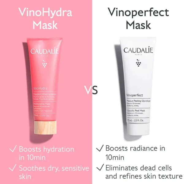 Caudalie Vinohydra Moisturizing Mask-Cream 75ml - Image 4