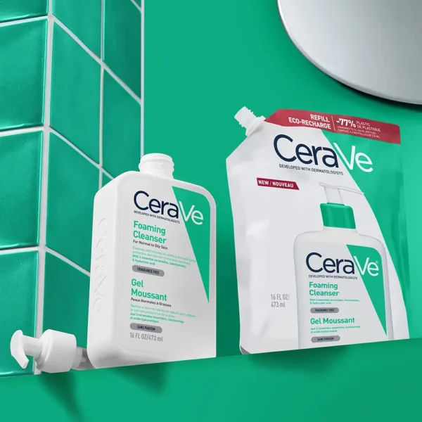 CeraVe Foaming Cleansing Gel Refill 473ML - Image 3