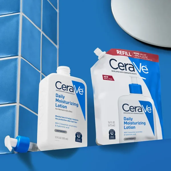 CeraVe Moisturizing Lotion Refill 473ML For Dry Skin - Image 3