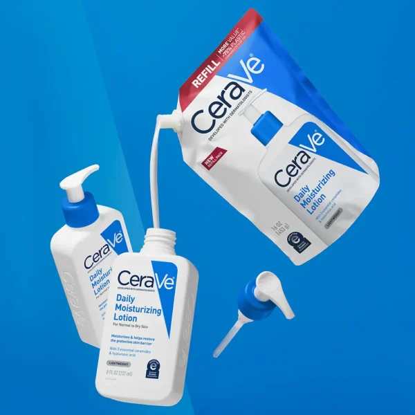 CeraVe Moisturizing Lotion Refill 473ML For Dry Skin - Image 4