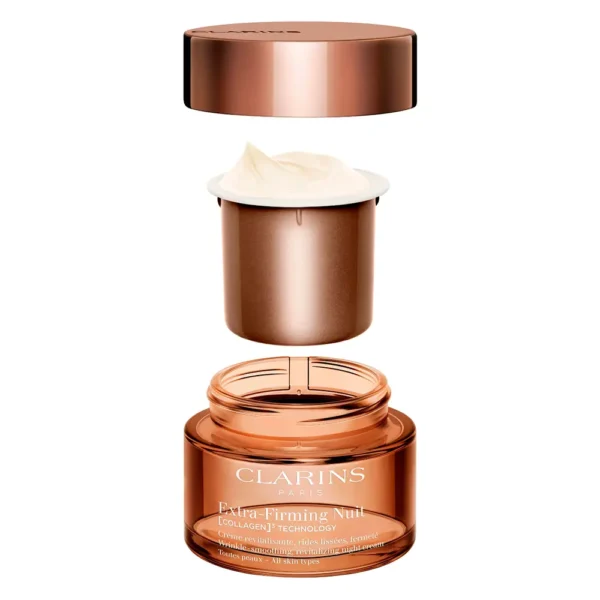 Clarins Extra Firming Night Cream 50ML for All Skin Types - Image 2