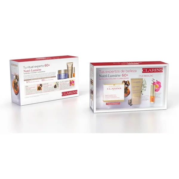 Clarins Nutri Lumière Day Cream Set for All Skin Types - 5 Pcs - Image 2