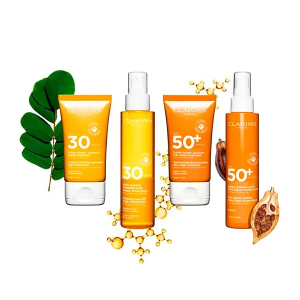 Clarins Solar Dry Touch Face Cream SPF 50+ 50ml - Image 4