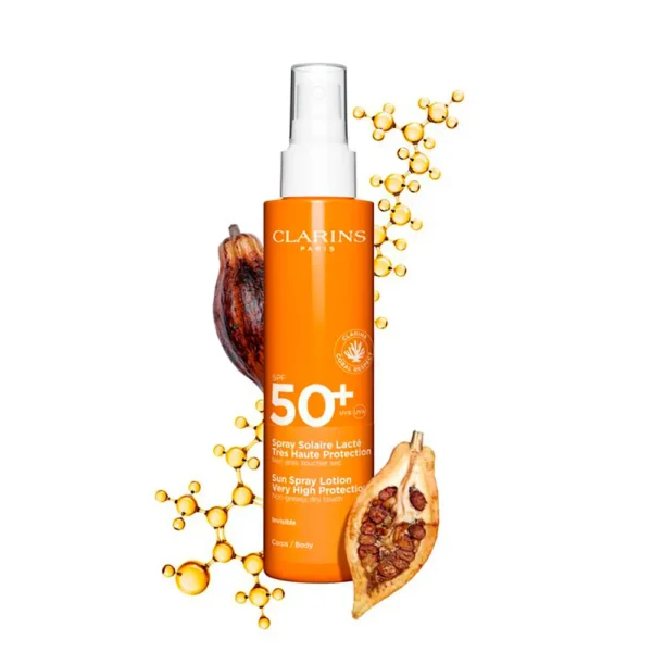 Clarins Solar Moisturizing Milk Spray SPF 50+ 150ml - Image 2