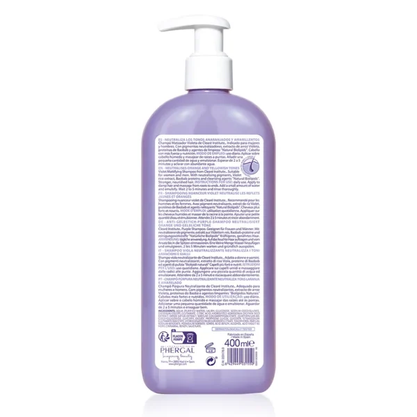 Clearé Institute Violeta Champú 400 ML - Image 2