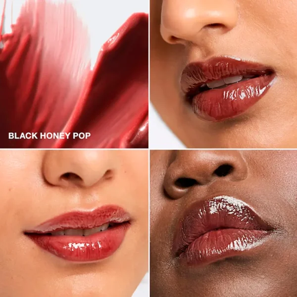 Clinique Pop Plush Creamy Lip Gloss #Black Honey 3.4ML - Image 4