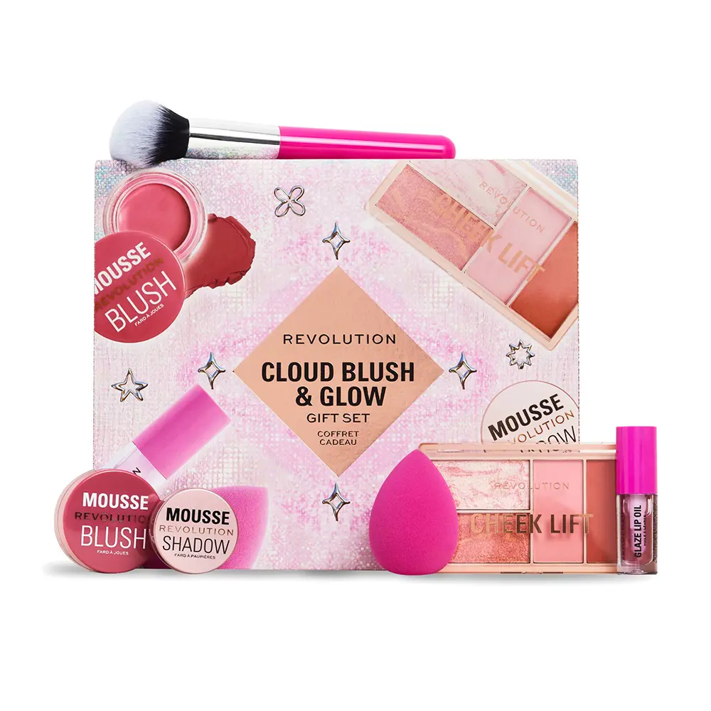 Cloud Blush & Glow Case Makeup Set