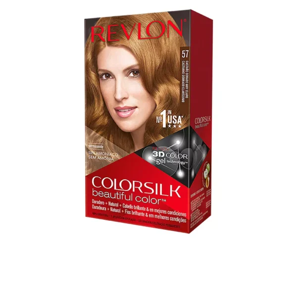 Colorsilk #57 Light Golden Chestnut Hair Dye - 1 Unit