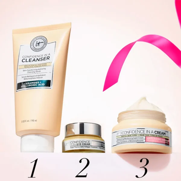 Confidence Cream Set - 3 Pcs Facial Treatment - Image 4