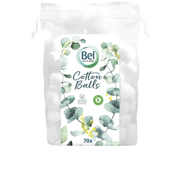 Cotton Balls 70 Pcs - Vegan & Natural Ingredients