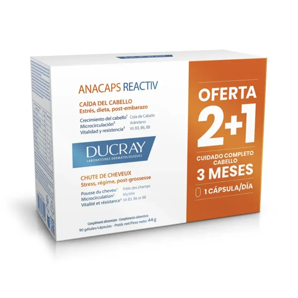 DUCRAY Anacaps Reactiv Hair Loss Supplement 90 Units