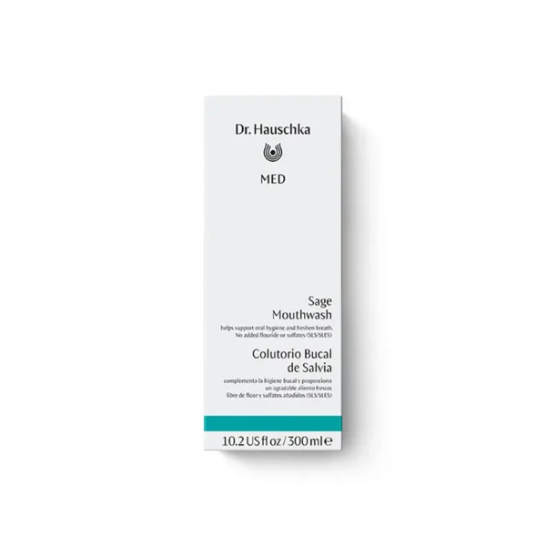 Dr. Hauschka Sage Mouthwash 300ML - Unscented & Cruelty Free - Image 2