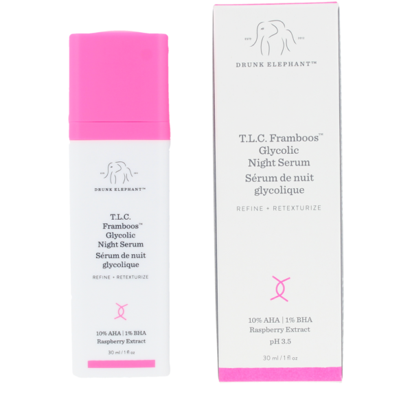 Drunk Elephant TLC Framboos Glycolic Night Serum 30ML - Image 2