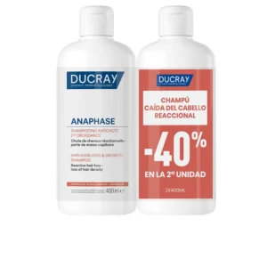 Ducray Anaphase Anti-Hair Loss Shampoo Pack of 2 x 400ml