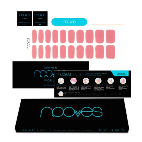 Dusty Rose Cat Eye Gel Nails - 20 Units - Image 2