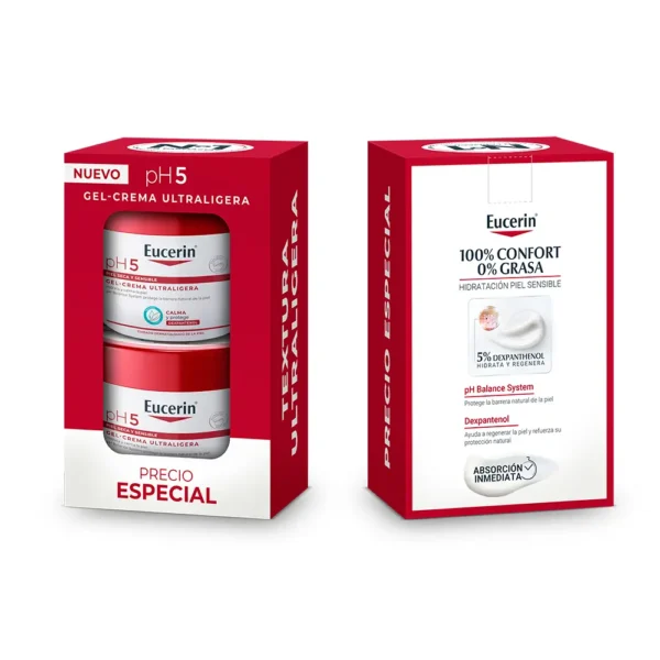 EUCERIN PH5 Ultralight Gel-Cream 2 x 350ML - Image 2