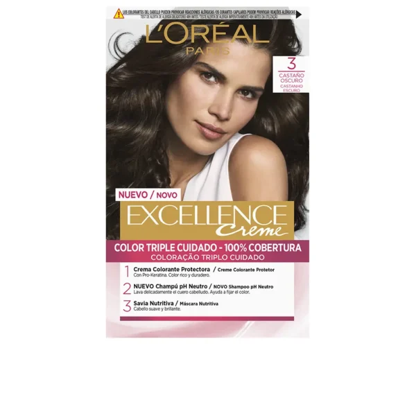 EXCELLENCE Creme Dye #3 Dark Brown 192ML