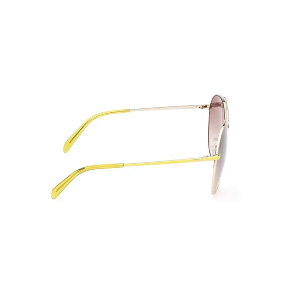 Emilio Pucci 63MM Yellow Aviator Sunglasses - Image 3